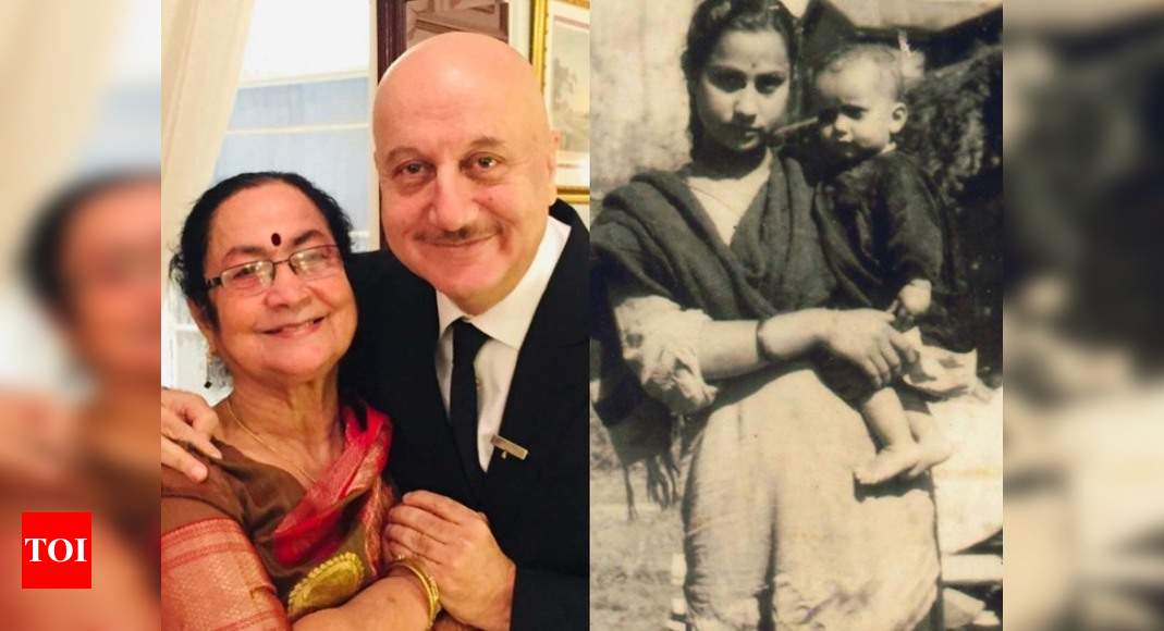 Post: Anupam wishes his mother on her bday