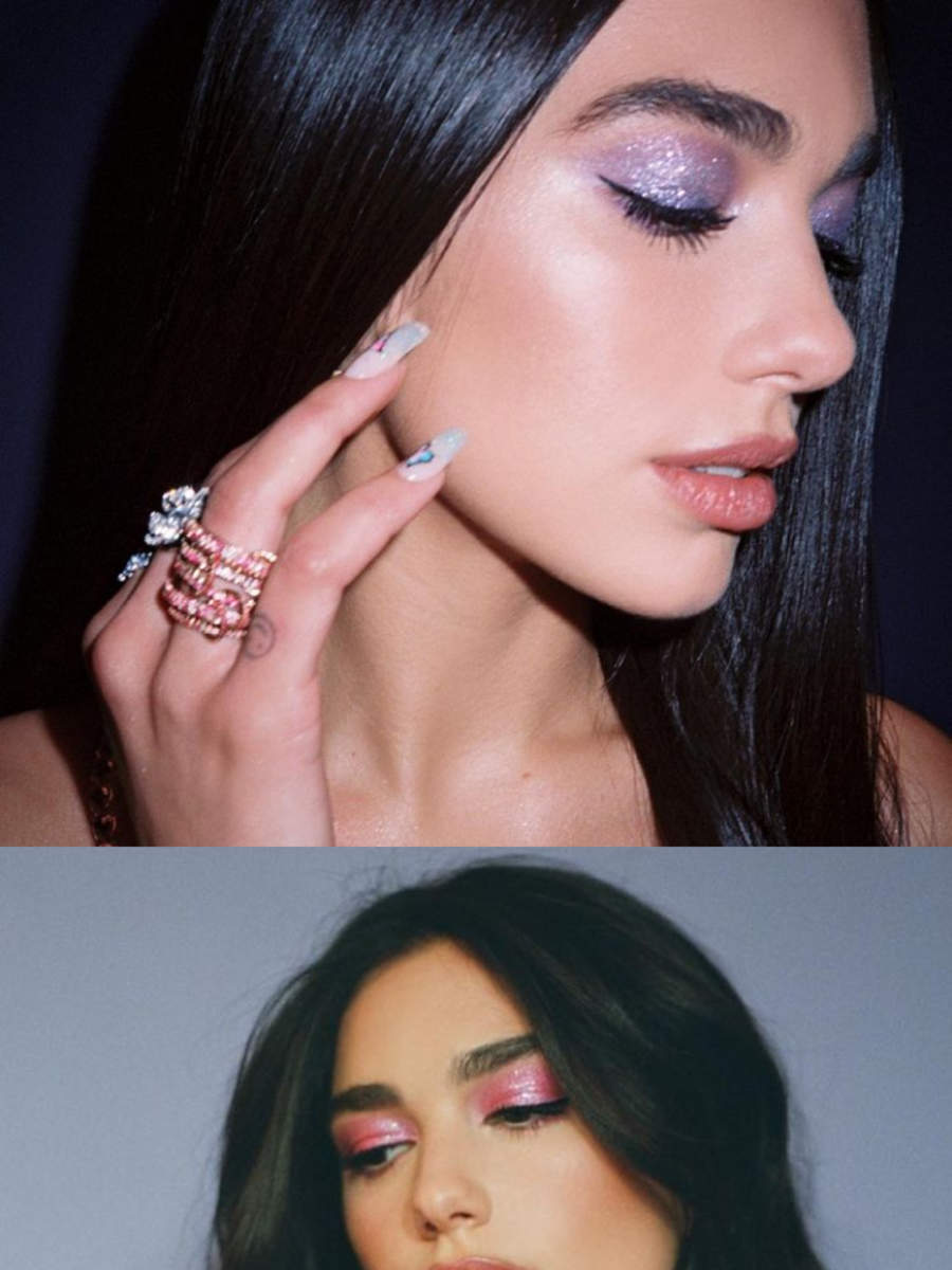 Bold makeup looks of Dua Lipa