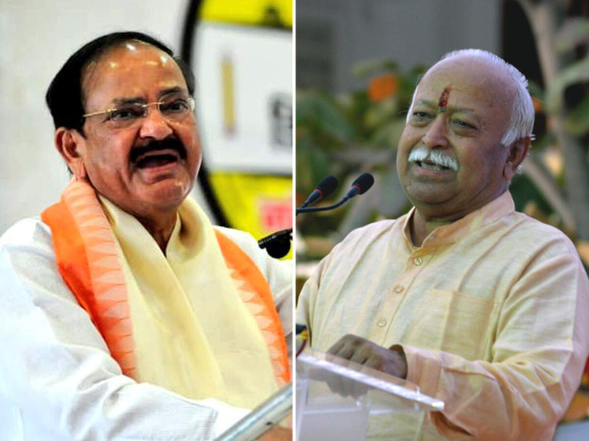 Twitter restores blue verification tick of Vice President Venkaiah Naidu, RSS chief Bhagwat | India News - Times of India