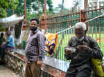 Free food distributed to the poor amid pandemic