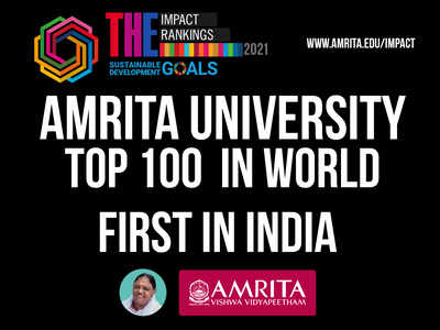 Combining World Class Education With Social Responsibility How Amrita University Is Leading The Way Times Of India