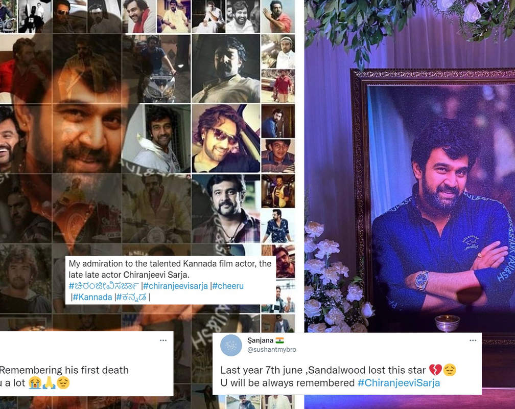 
Fans remember late Chiranjeevi Sarja on his first death anniversary with heartfelt posts

