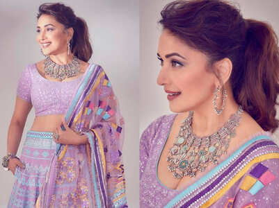 Madhuri brings pocket lehengas in fashion