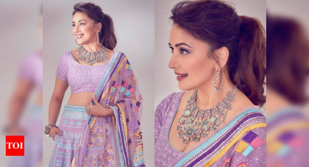 Madhuri brings pocket lehengas in fashion