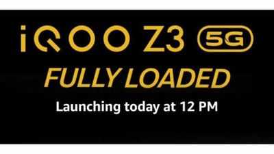 iQoo Z3 5G to launch in India today at 12 pm: How to watch live stream