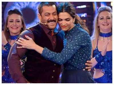 Salman Khanxxx Photo - Deepika Padukone | Salman Khan: Did you know that once Deepika Padukone  went down on her knees to propose to Salman Khan? | - Times of India