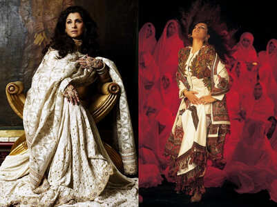 Dimple looks divaesque in this old shoot