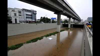 Drill to flood underpasses to check if they are rain-ready