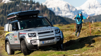 Land Rover Defender participates in X-Alps adventure race as official vehicle