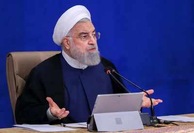 Outgoing Iran president Hassan Rouhani, a debate target, defends his record