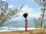 Stunning beach vacation pictures of Kannada actress Aindrita Ray