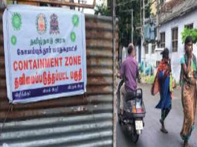 Containment zones in Chennai down to below 100