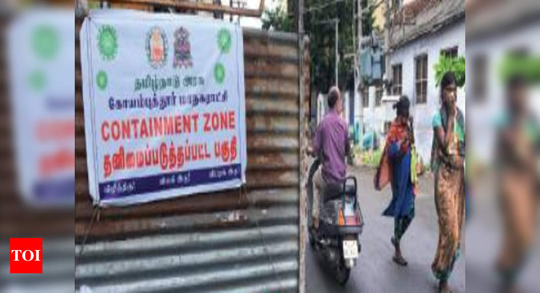 Containment zones in Chennai down to below 100