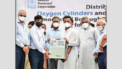 Credai donates oxygen devices to Kolkata municipal Corporation