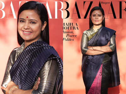 Mahua Moitra oozes elegance on mag cover