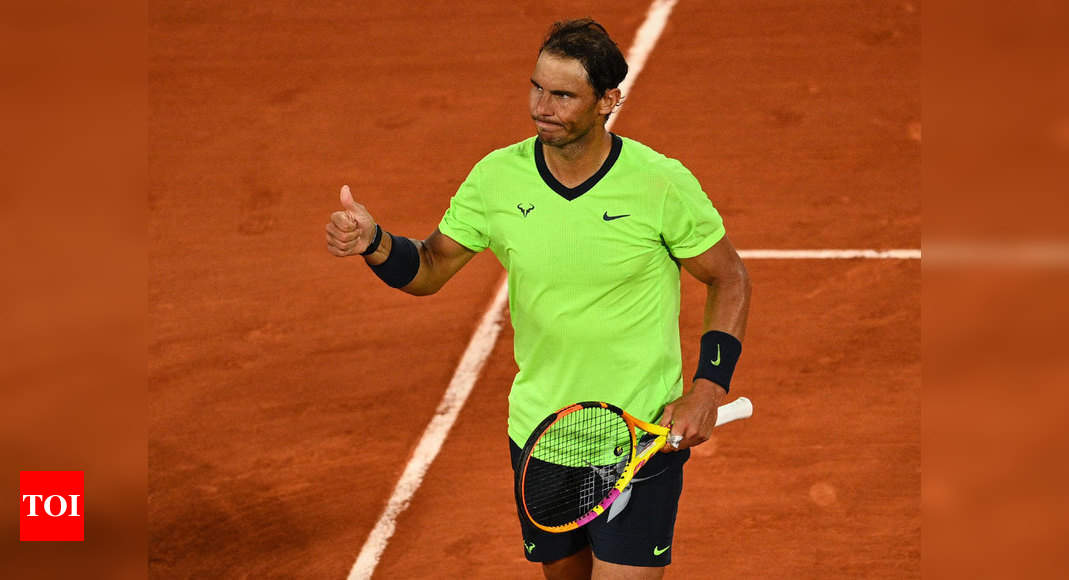 Ser que te diviertas Centrar Life goes on, it's just tennis,' says Rafael Nadal after French Open reign  ends | Tennis News - Times of India