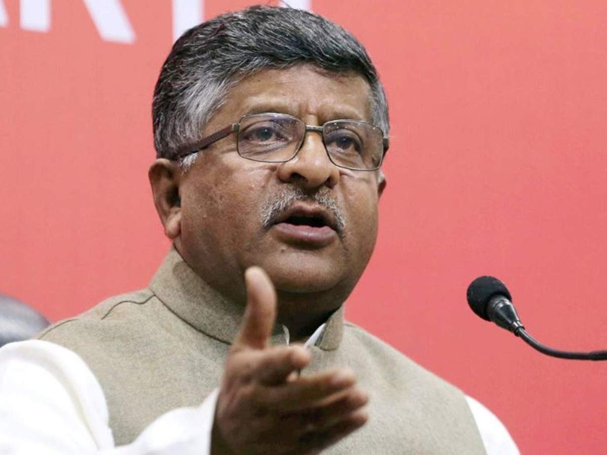 ravi shankar prasad asks congress to make its stand clear on digvijay's remarks on art 370 | india news - times of india