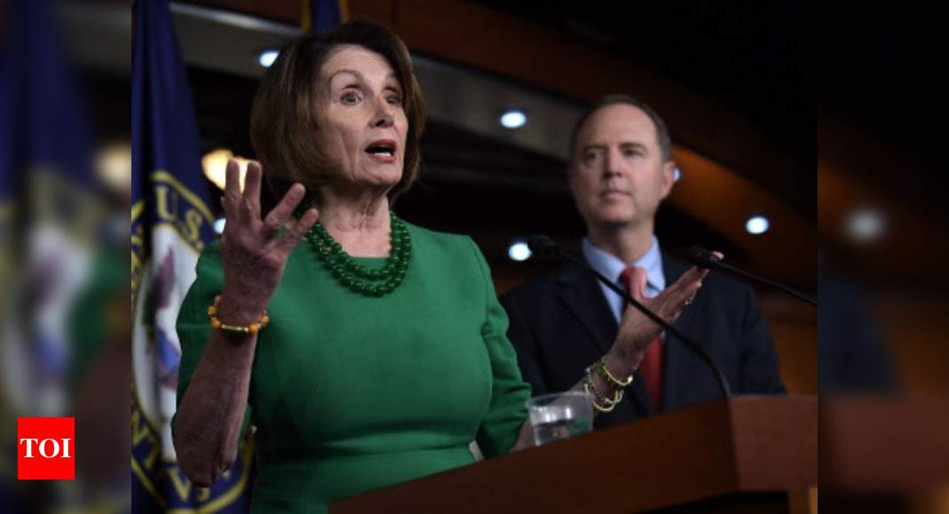 Pelosi Demands Two Ex Trump Officials Testify On Rogue Surveillance Times Of India 