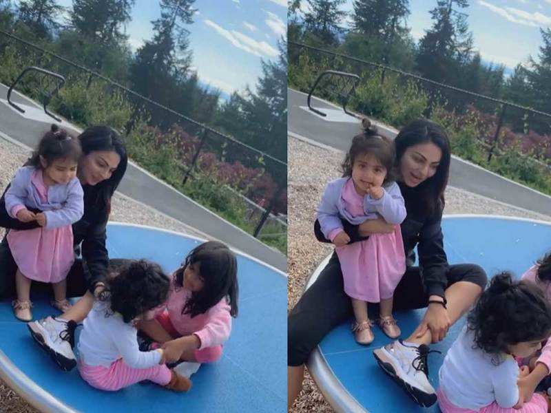 THIS cute video of Neeru Bajwa with her daughters will kick off your ...