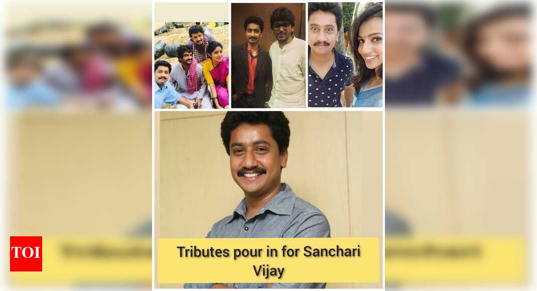 Emotional messages and tributes pour in for Sanchari Vijay Kannada Movie News Times of India