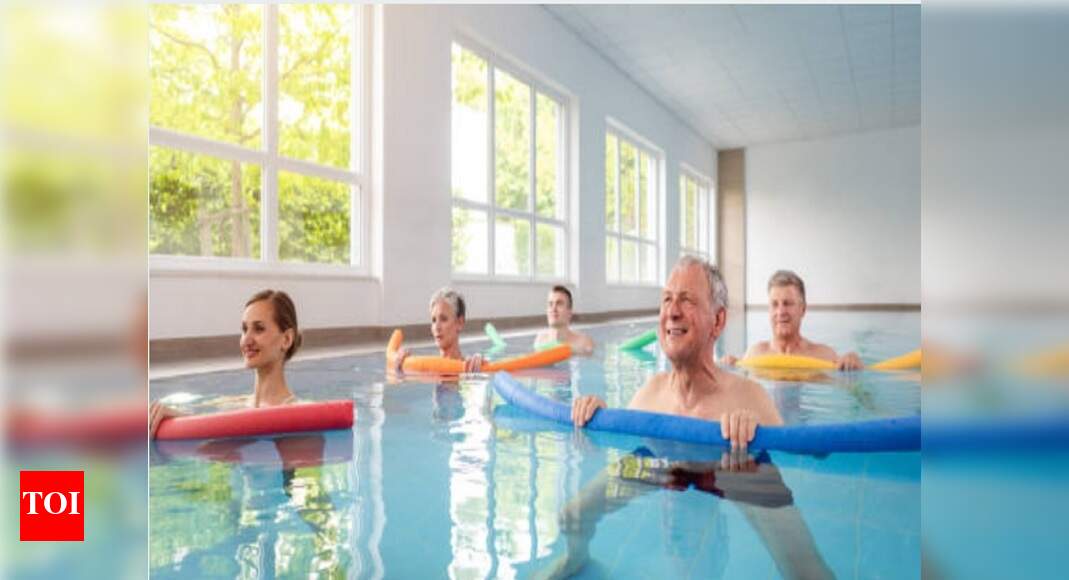 water aerobics: Dharmendra’s new fitness activity has multiple health benefits