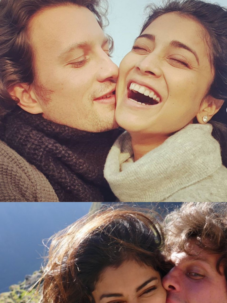 Charming pictures of Shriya and Andrei
