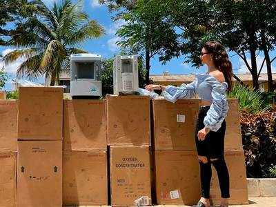 Urvashi Rautela's charity donates 47 oxygen concentrators amid Covid-19  crises | Hindi Movie News - Times of India