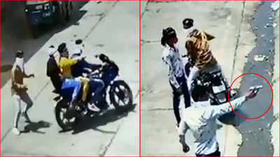 Watch: Trader fired at in broad daylight in Rajasthan's Kota