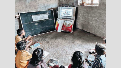 Teacher gets televisions repaired for tribal students' classes in Dahod