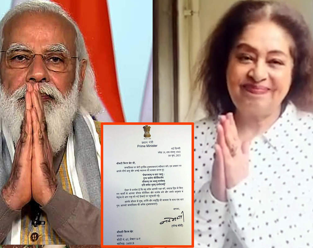 
Amid her battle with cancer, Kirron Kher gets greetings from Prime Minister Narendra Modi wishing her long life and good health
