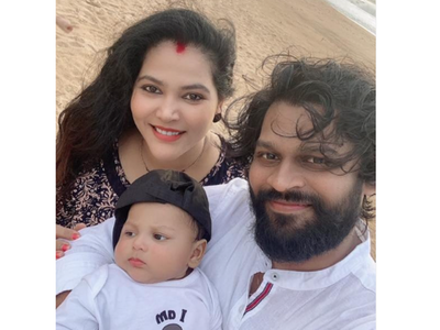 Seema Singh takes her son Shivaay to his first trip to Goa | Bhojpuri ...