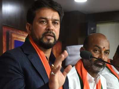 Article 370 buried forever: Anurag Thakur | India News - Times of India