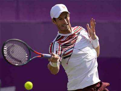 Murray beats Paire on return to grass courts at Queen's Club Championships