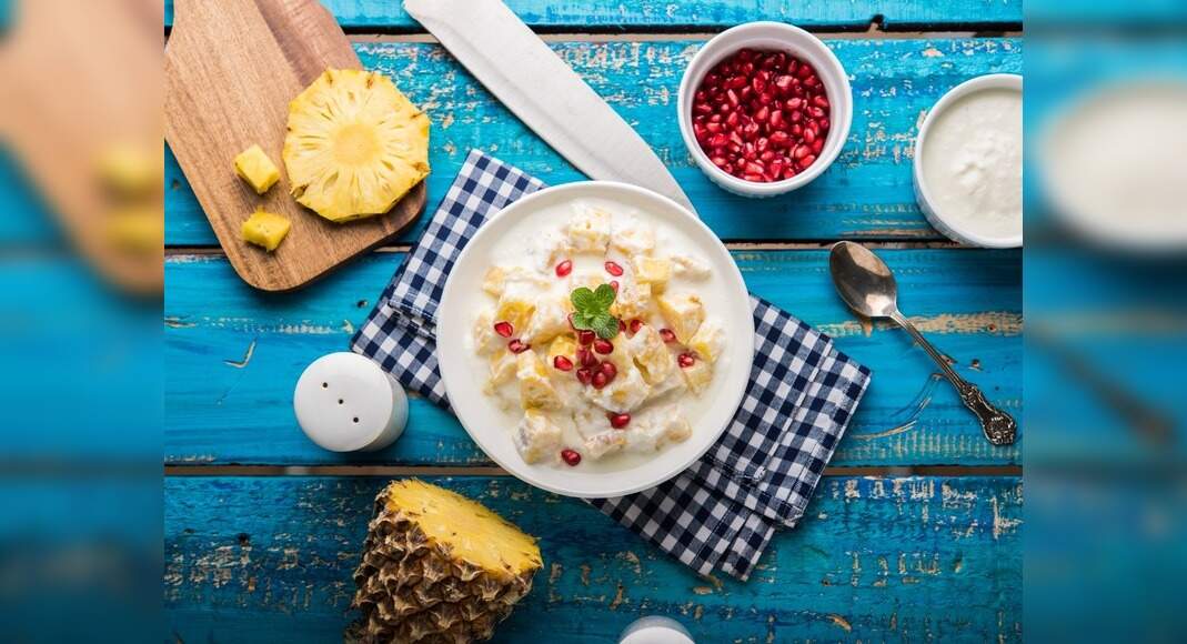 Fruit Raita Recipe: How to Make Fruit Raita Recipe at Home | Homemade ...