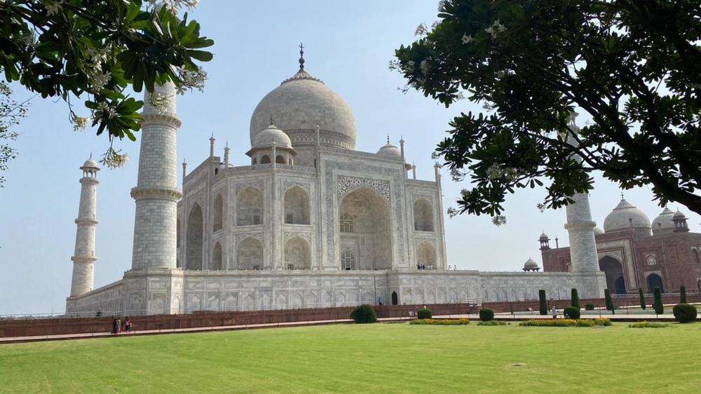 Taj Mahal reopens after 3 months: Day 1 photos | The Times of India