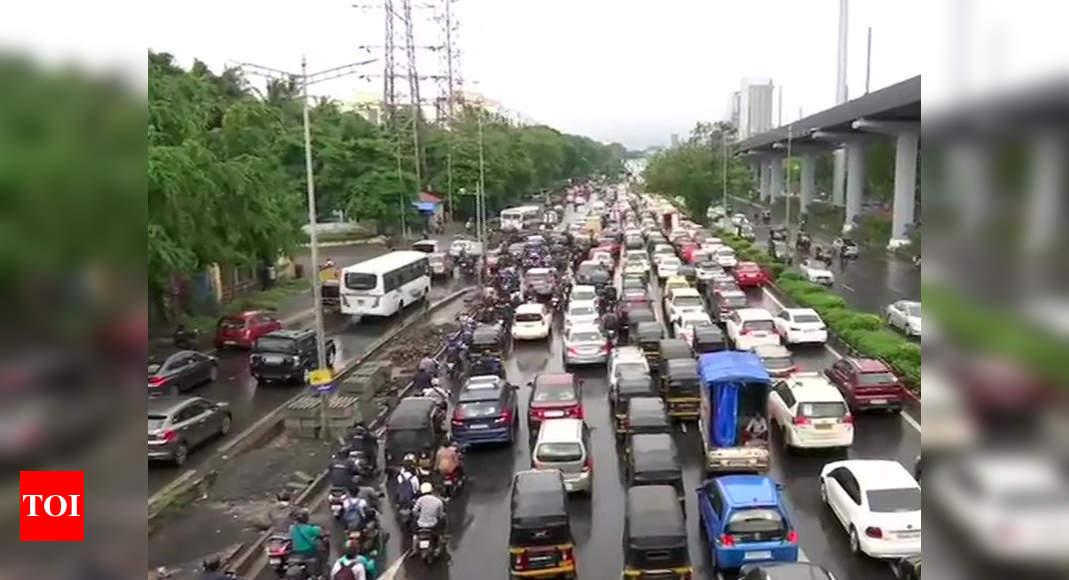 Mumbai Rain Today: Heavy Rain In Mumbai Cause Waterlogging, Traffic 