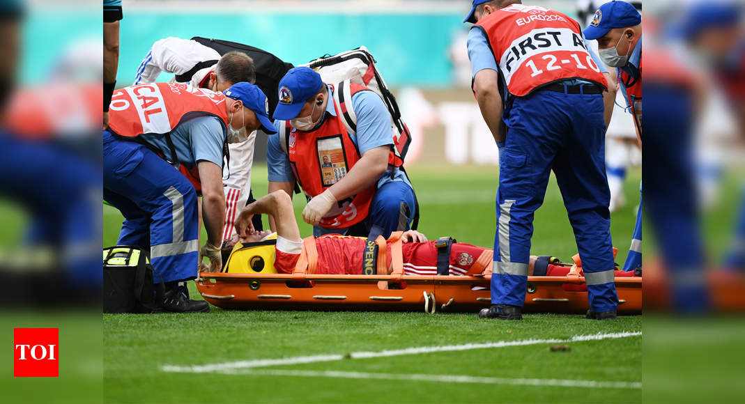 Euro 2020: Russia's Fernandes cleared of spinal injury ...