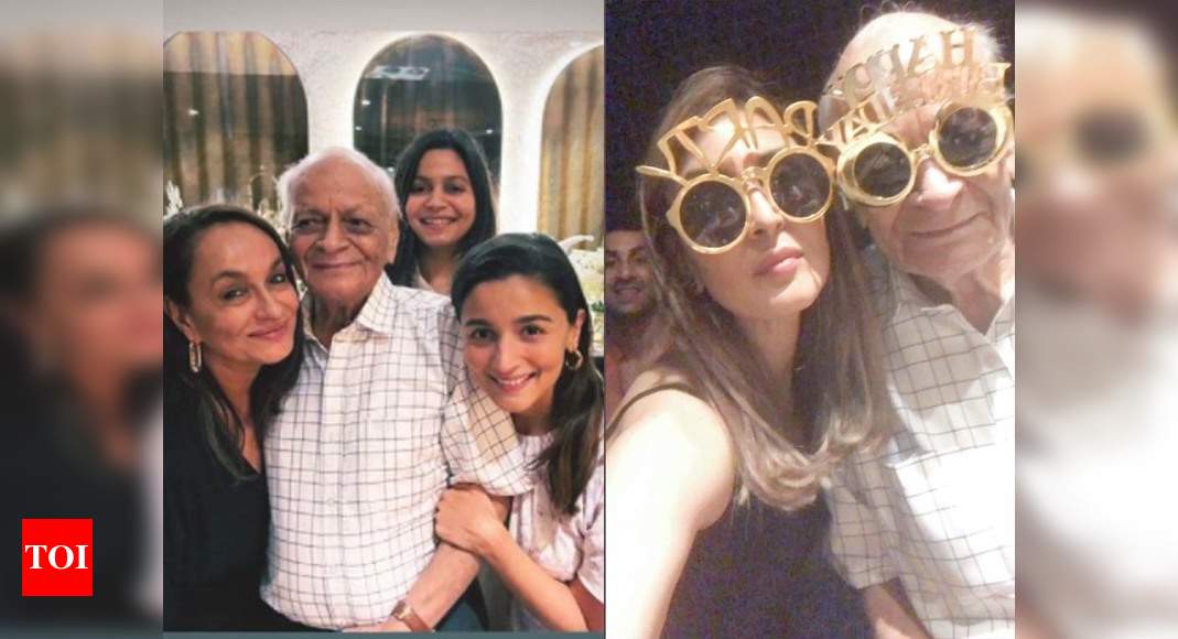 Alia celebrates her grandfather's B'Day