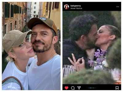 Katy Perry and Orlando Bloom play the perfect tourists on romantic Venice vacay; tease Bennifer by sharing kissing pic