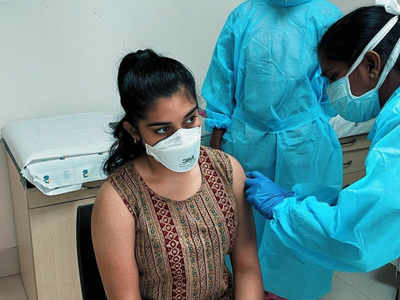 Nivetha Thomas gets vaccinated against coronavirus