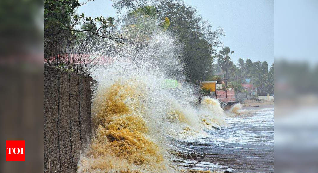 Gusty Winds, Heavy Rain Cause Landslide In Goa, Uproot Trees Damaging 