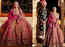 This bride stunned in a rouge pink lehenga inspired by Rajasthani jharokhas