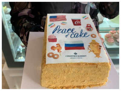 Swiss baker's Peace Cake for Biden-Putin summit rules the internet