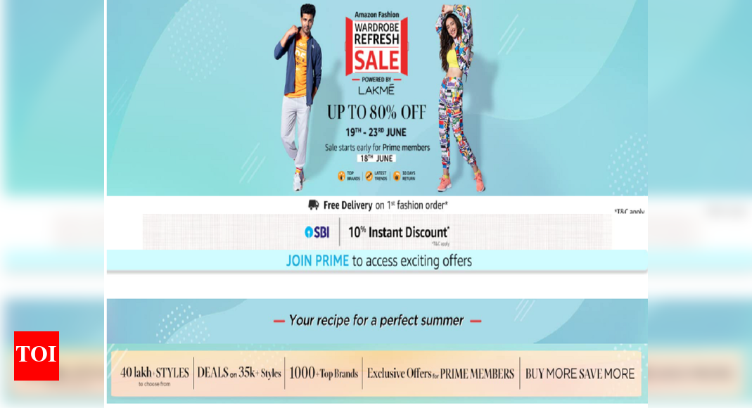 Amazon Fashion Wardrobe Refresh Sale 2021 Goes Live Explore Early