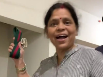 Viral video shows desi mom slamming daughter's belt in a witty way