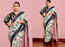 Vidya Balan's tropical print sequin sari is GORGEOUS