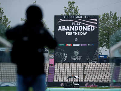 IND vs NZ WTC Final: First day's play washed out, reserve day to come in force