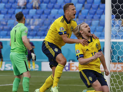 Euro 2020 Forsberg Fires Sweden To 1 0 Victory Over Slovakia Football News Times Of India