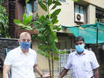 Anupam Kher participates in a tree plantation campaign
