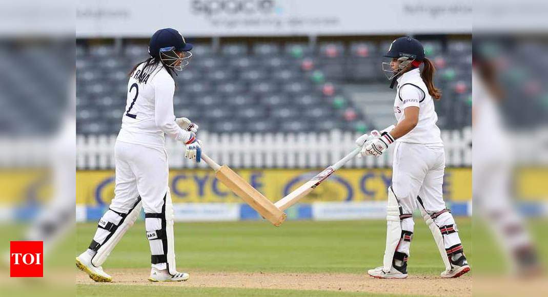 One Off Test Debutant Sneh Rana Secures Thrilling Draw For India Against England Cricket News Times Of India